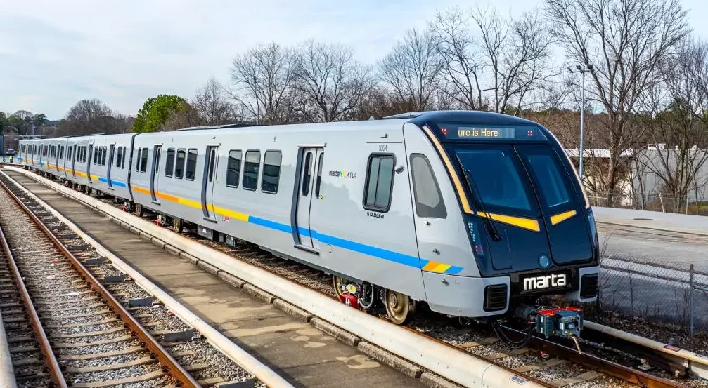 New MARTA Train CQ400 train Frontkabine mit Notausgangstür